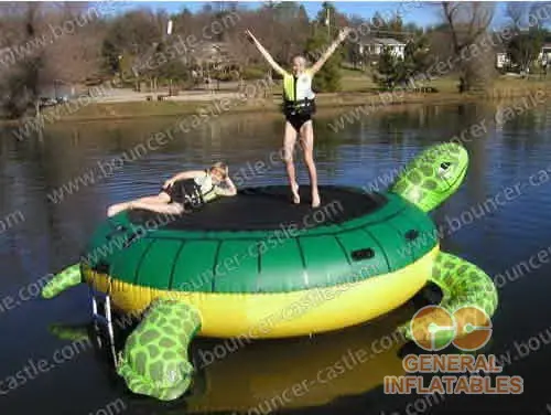 Water slide with sealed pool