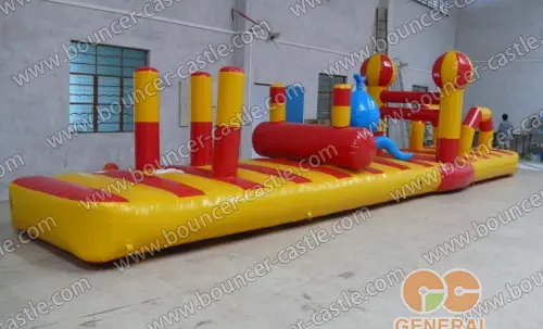  Inflatable Floating Obstacle Course