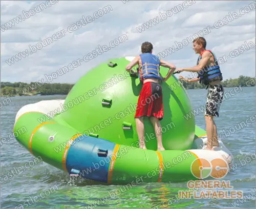 Water slide with sealed pool