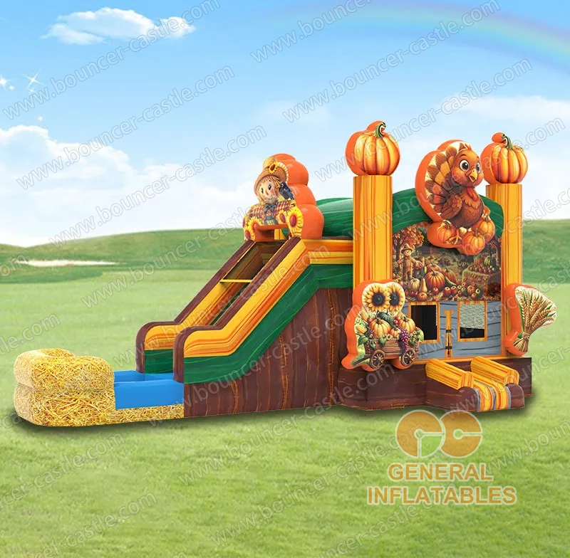 Water slide with sealed pool