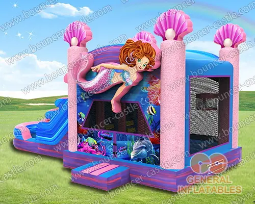  3D mermaid inflatable combo