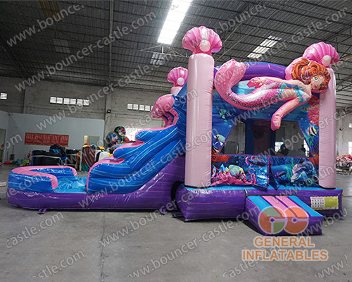  3D mermaid inflatable combo
