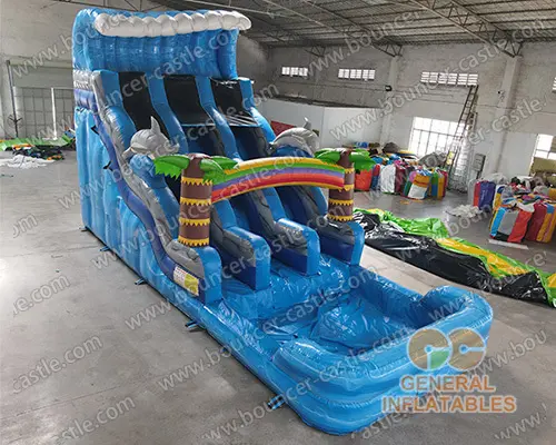  Wave water slide