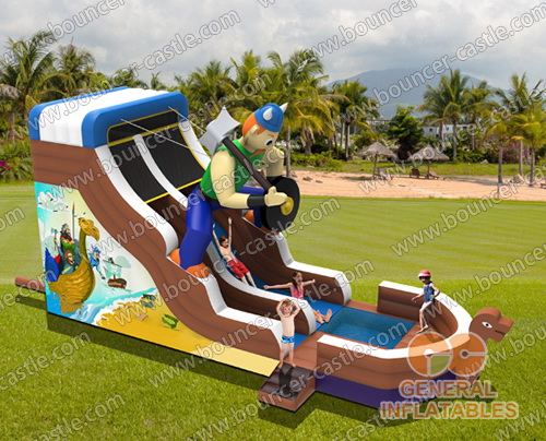 GWS-120 Pirate water slide bouncers