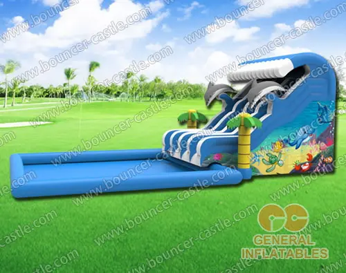  Ocean triple water slide n pool