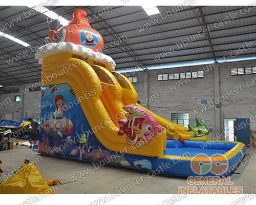  Submarine water slide