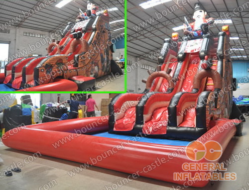 GWS-168 Pirate slide with pool