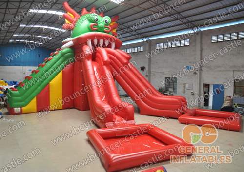 GWS-197 Dragon slide with pool