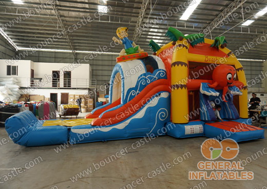  inflatable jungle water combo