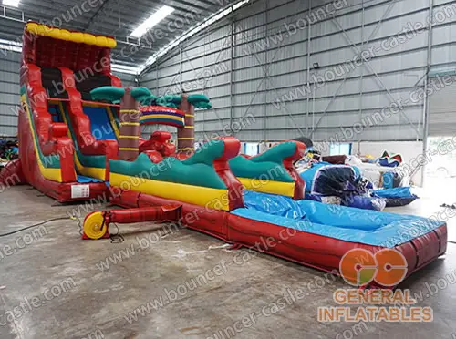  inflatable water slide n slip