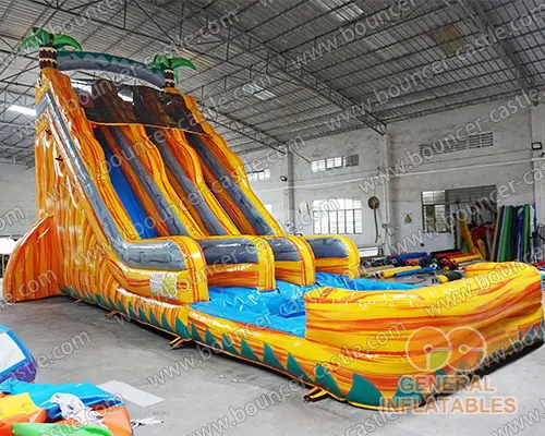  24' High dual water slide