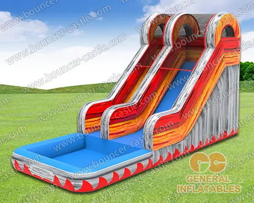  Fire water slide