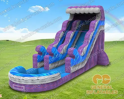  Purple water slide