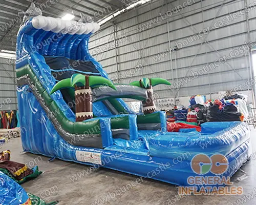   Ocean water slide