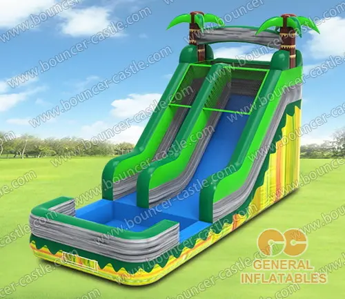  Plam tree water slide