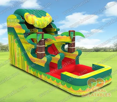   Inflatable water slide