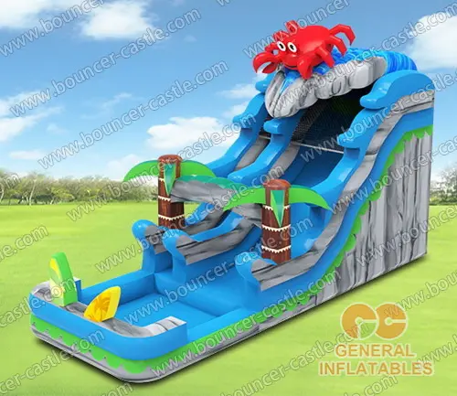    Crab water slide
