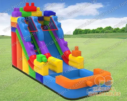  Building block water slide