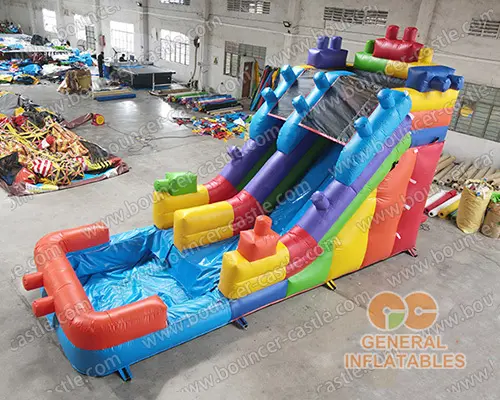  Building block water slide