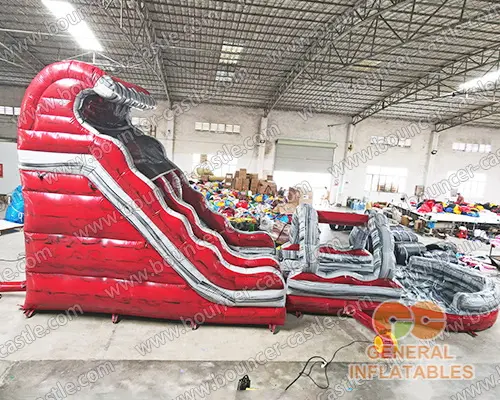  Red wave water slide n slip