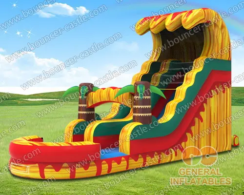   Fire water slide