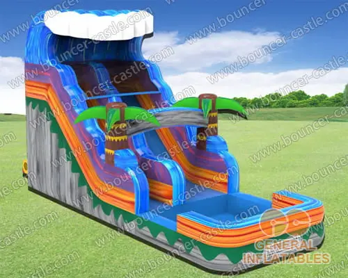   Inflatable water slide