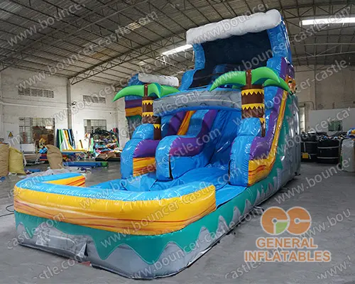   Inflatable water slide