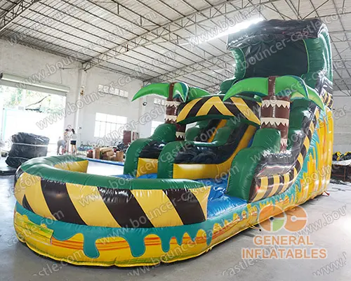    Inflatable water slide