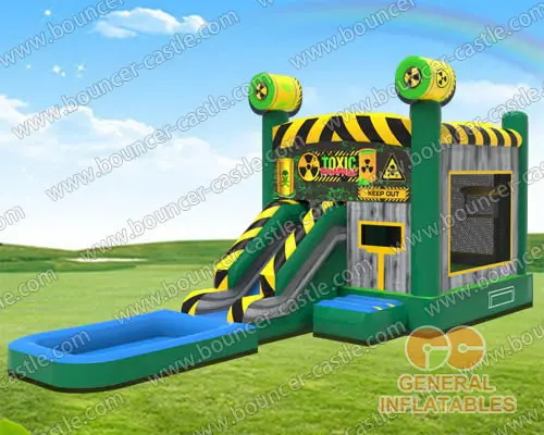    Inflatable water slide