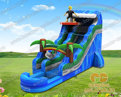  Inflatable Color Pattern Slide
