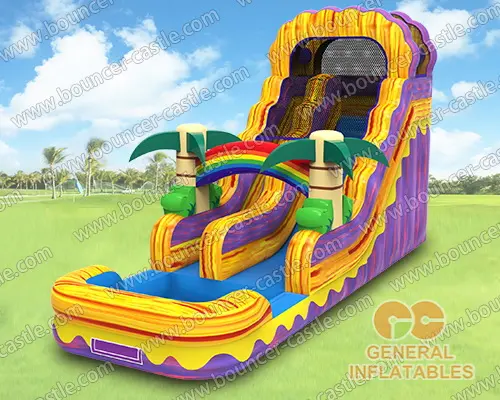   Inflatable water slide