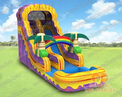   Inflatable water slide