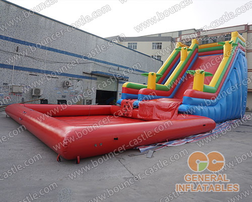 GWS-305 Big water slide with pool