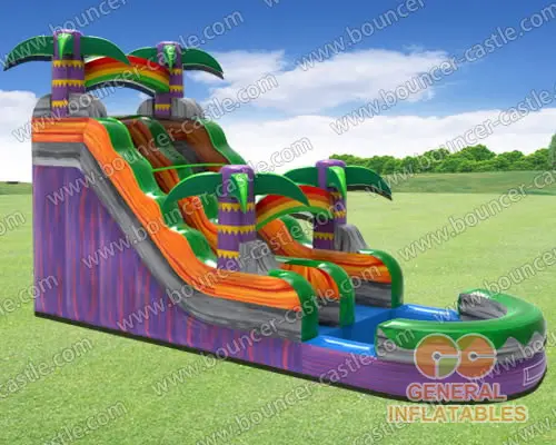  Purple water slide