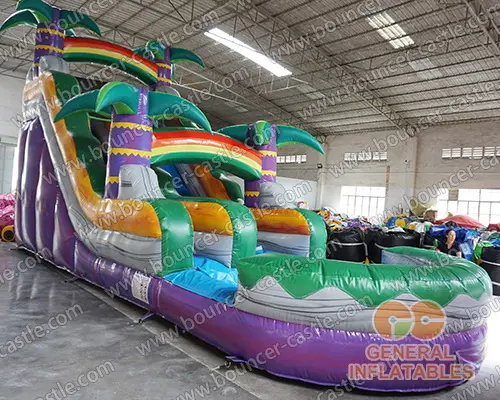  Purple water slide