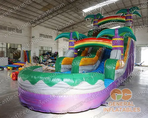  Purple water slide