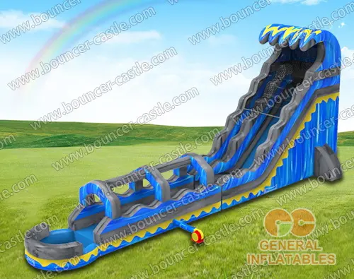   Blue wave water slide n slip