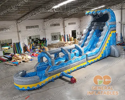   Blue wave water slide n slip