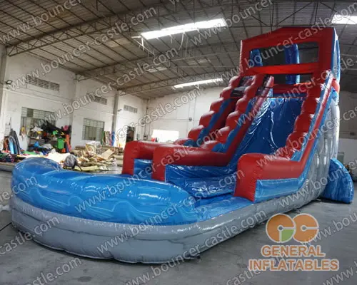   Inflatable water slide