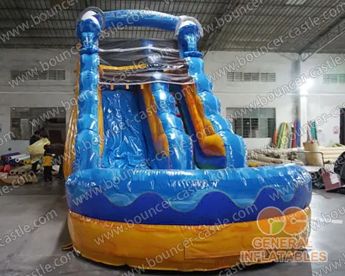  Splash water slide