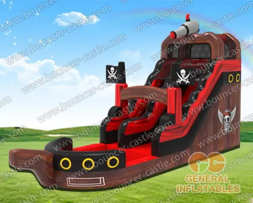  Pirate ship water slide