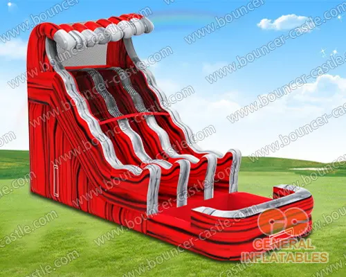  Red wave water slide