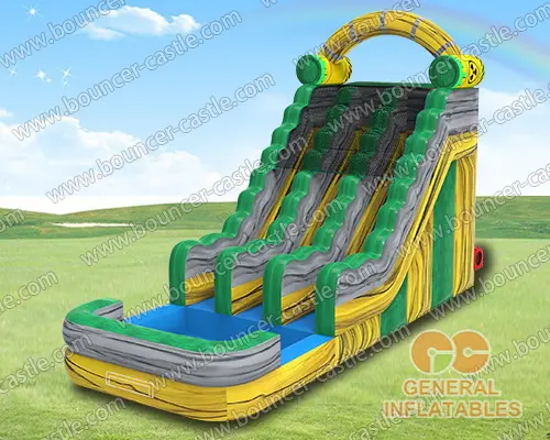  Nuclear toxic double lane water slide