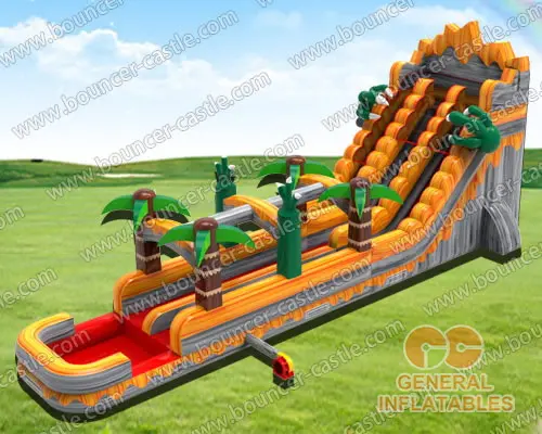  T-rex dual lane water slide n slip