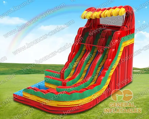  Fire dual water slide