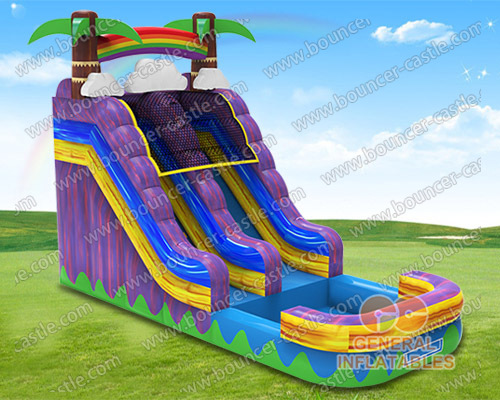 GWS-365 Palm tree water slide