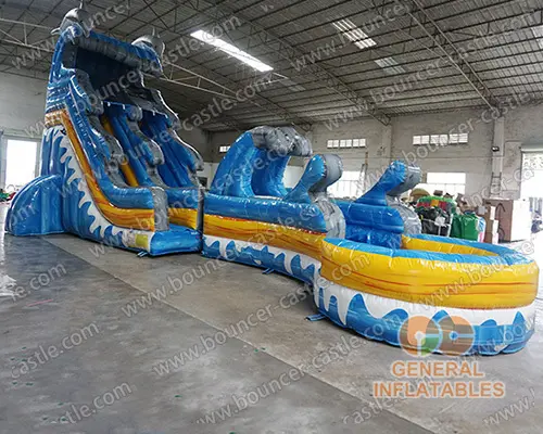  Dolphin wave water slide n slip