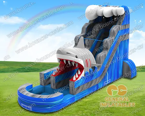  Shark escape water slide