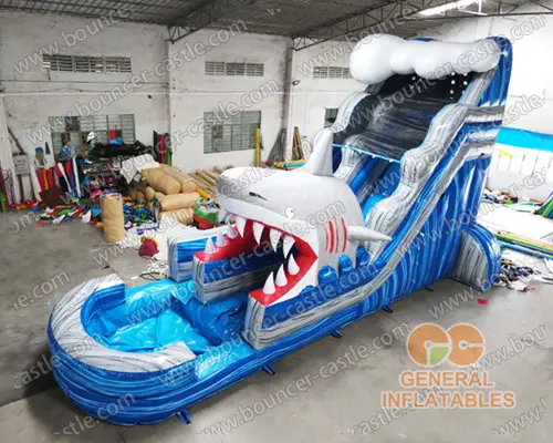  Shark escape water slide