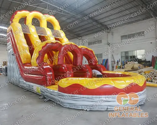  Dual lane water slides